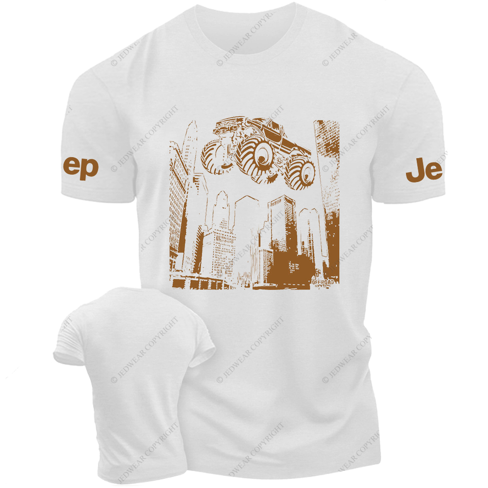 Car Flying In The City Air Jp T-Shirt