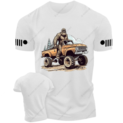 Monkey Driving A Car Jp T-Shirt
