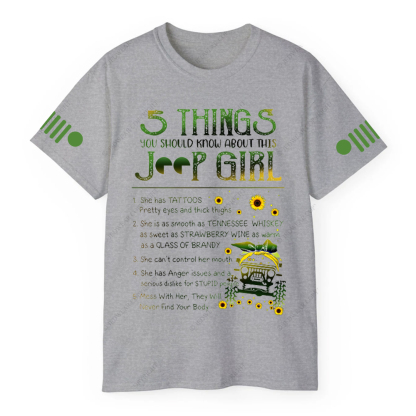 5 Things You Should Know About This Girl Jp T-Shirt