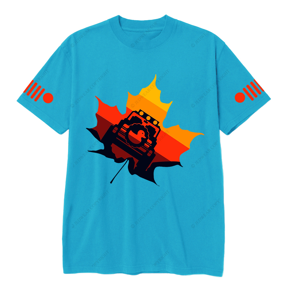 Fall Duck Off Road Autumn Jp T-Shirt