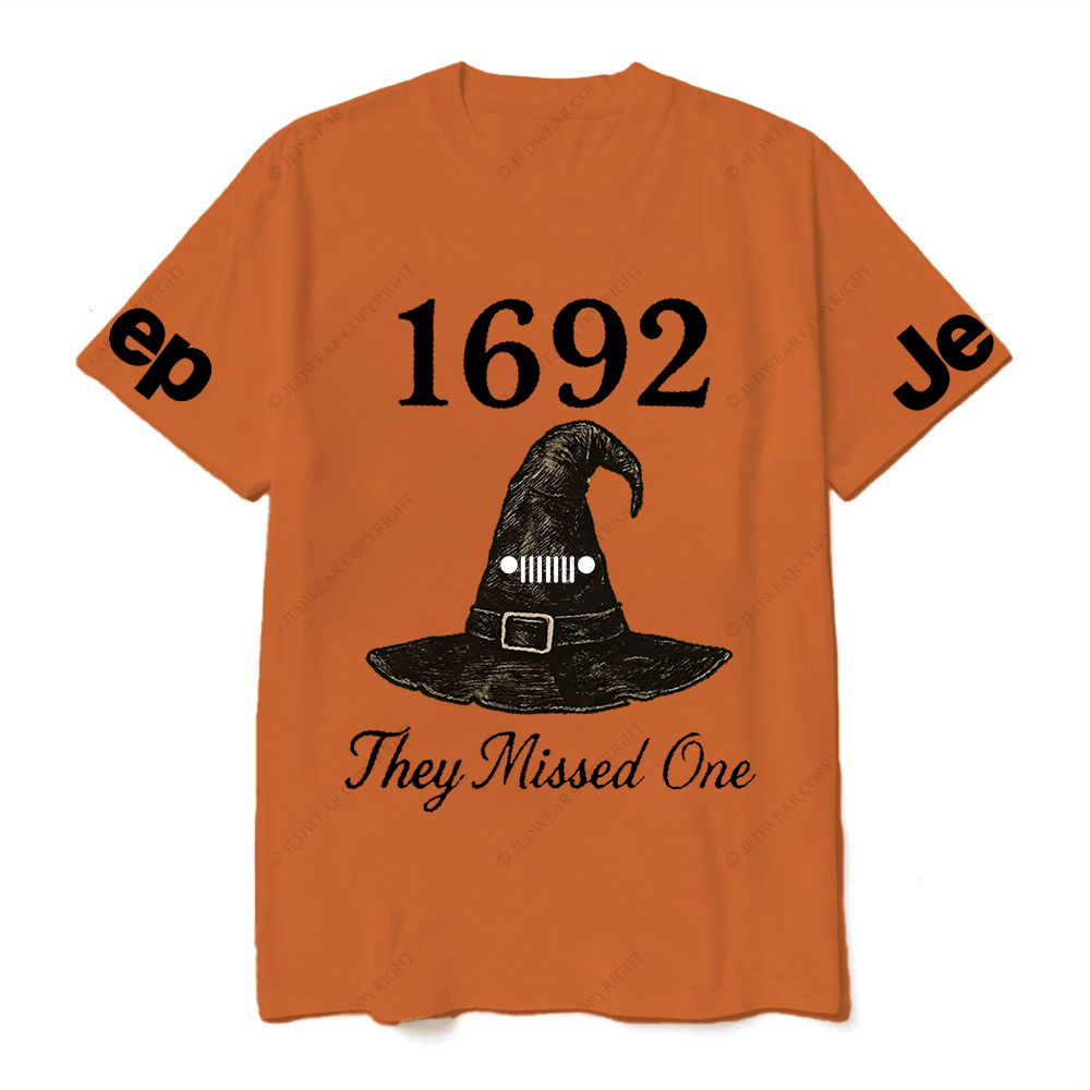 Halloween Cap 1692 They Missed One Jp T-Shirt