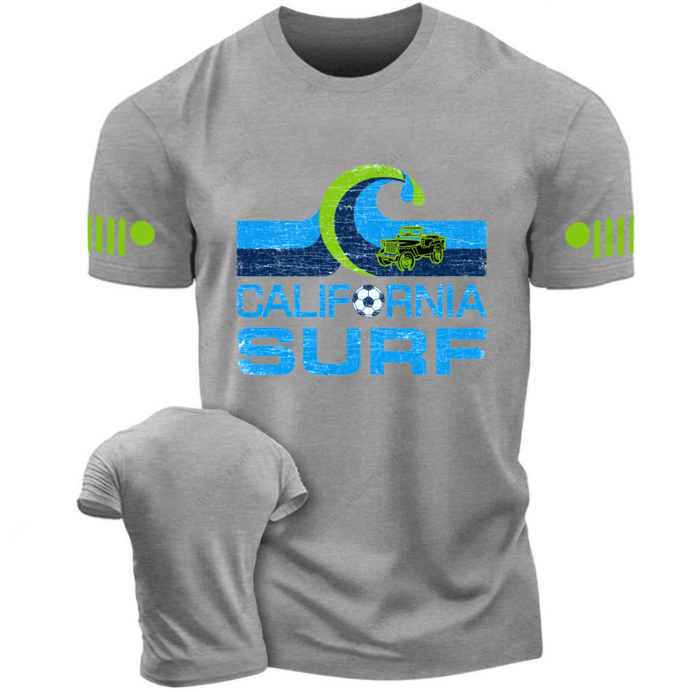 California Surf Football Vintage Style  Jp T-Shirt