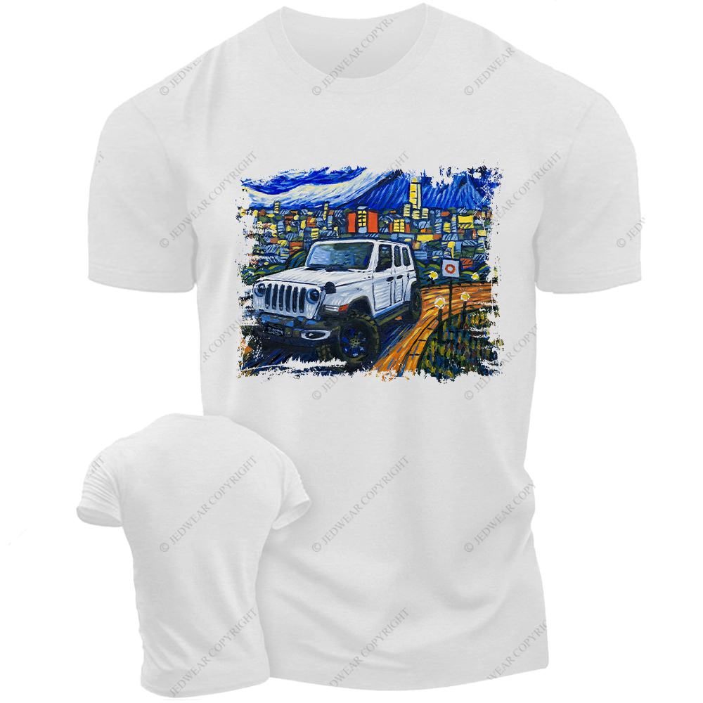 Colorful Oil Painting Jp T-Shirt