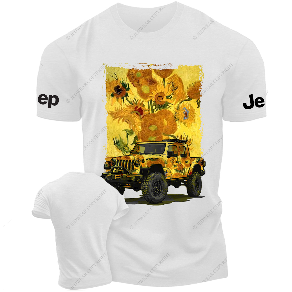 Sunflower By Van Gogh Canvas Jp T-Shirt