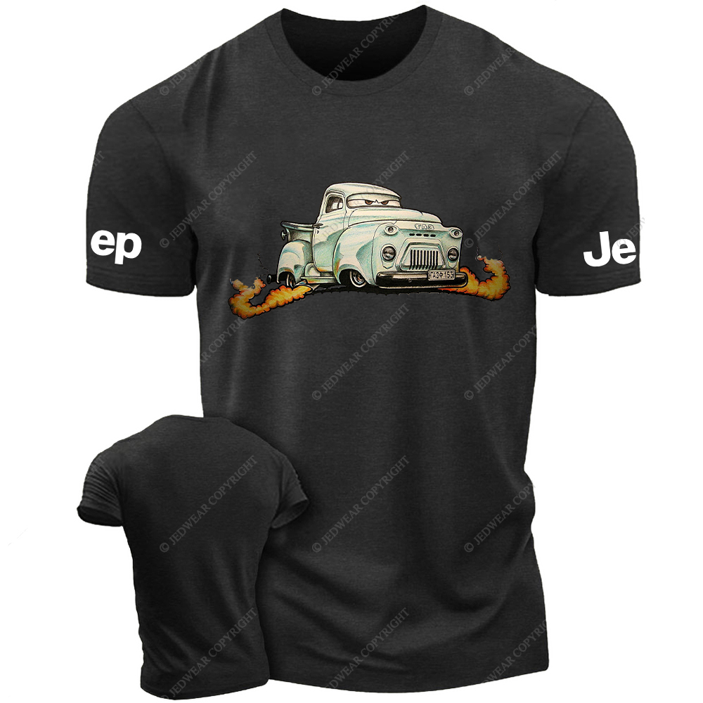 Funny Cartoon Colored Pencil Drawing Jp T-Shirt