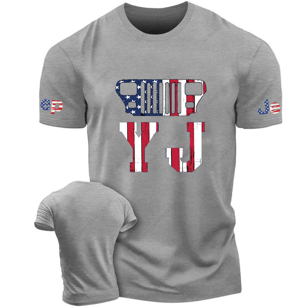 Wrangler YJ American Flag  Jp T-Shirt