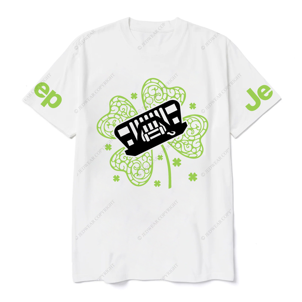 Four-Leaf Clover Flowers And Plants Jp T-Shirt