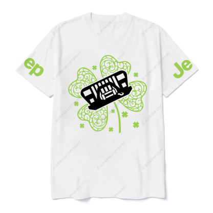 Four-Leaf Clover Flowers And Plants Jp T-Shirt