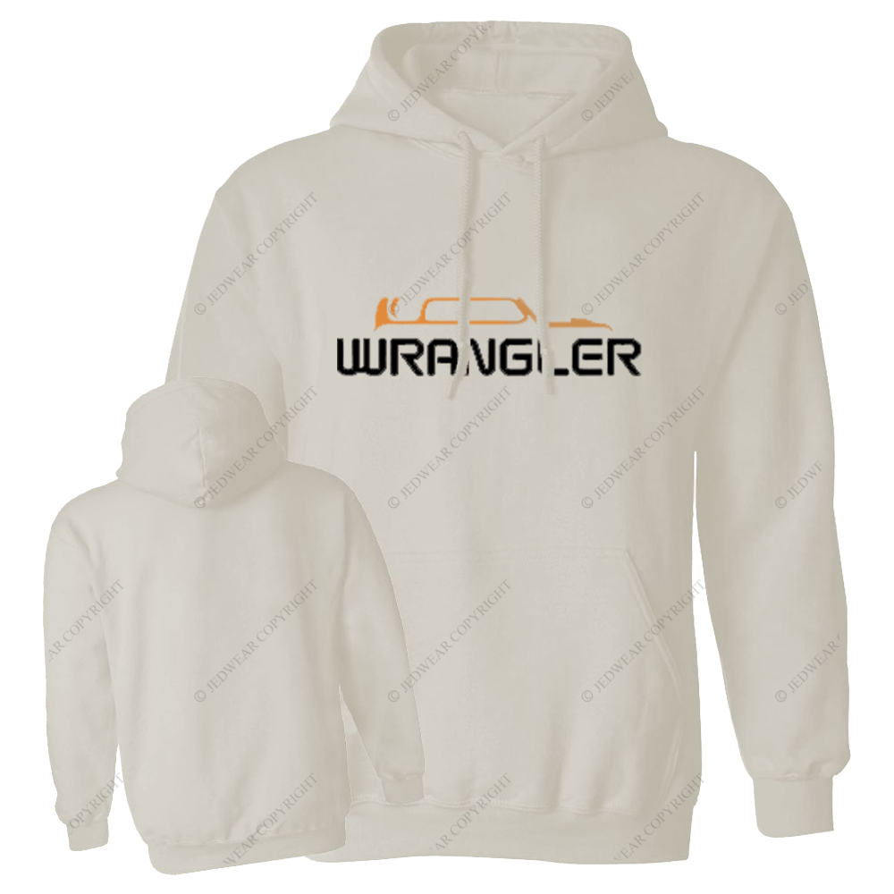 Jp Wrangler Oranger Silhouette Jp Oversized Hoodie