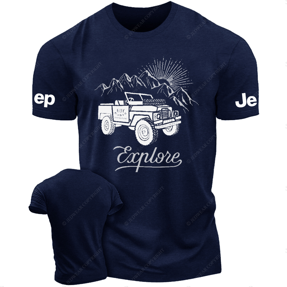 Explore Sun Mountains Hand Painted  JP T-Shirt