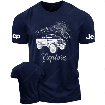 Explore Sun Mountains Hand Painted  JP T-Shirt