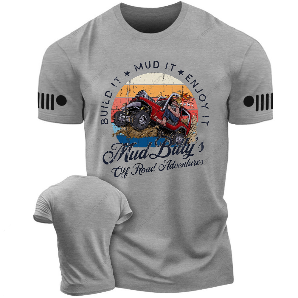 Mud Billy's Off-Road Adventure Distressed Jp T-Shirt