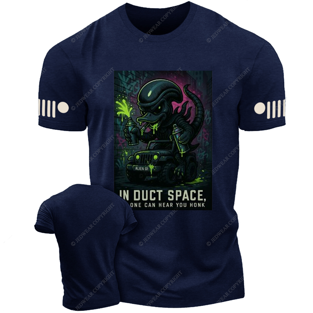 Alien Duck Off-Road In Duct Space Jp T-Shirt