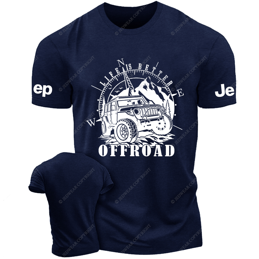 Comfort Colors Life Is Better Off-Road Travel Jp T-Shirt