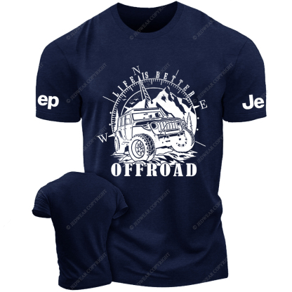 Comfort Colors Life Is Better Off-Road Travel Jp T-Shirt
