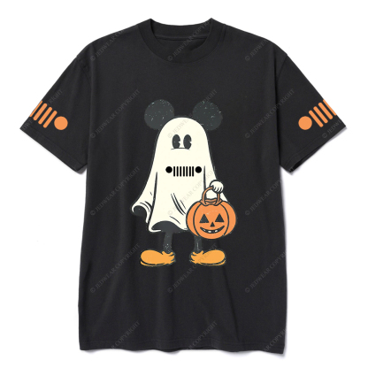 Not So Scary Halloween Spooky Ghost Retro Pumpkin Jp T-Shirt