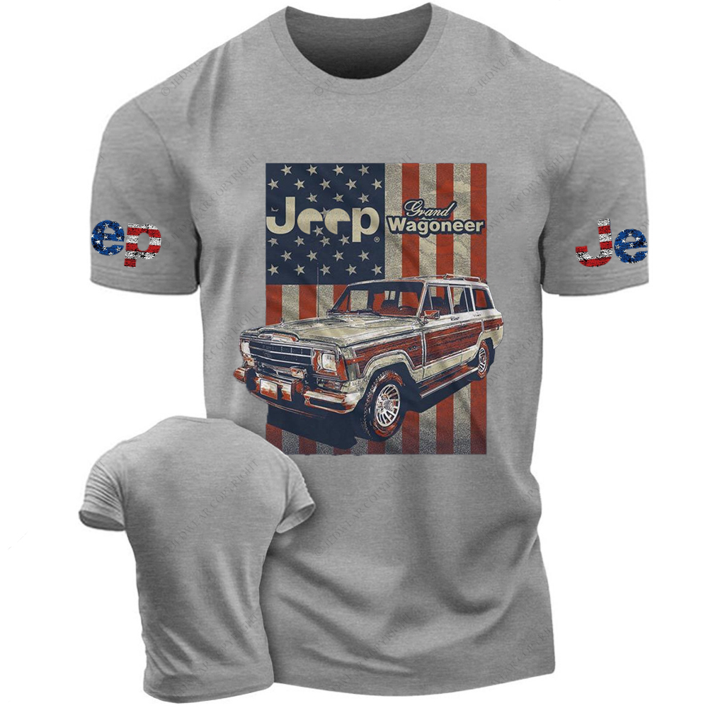 Wagoneer SJ American Flag Vintage Style Jp T-Shirt