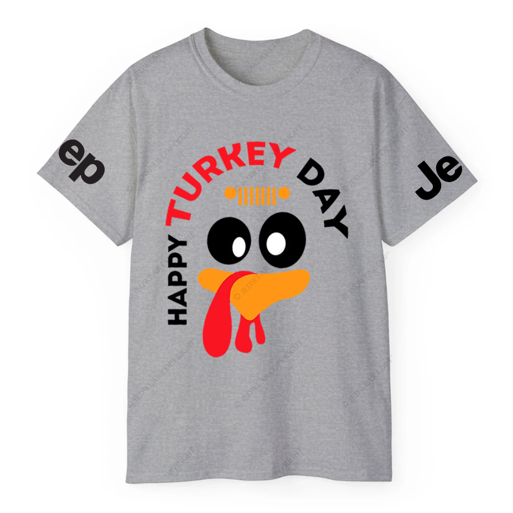 Happy Turkey Day Funny Thanksgiving Day Jp T-Shirt