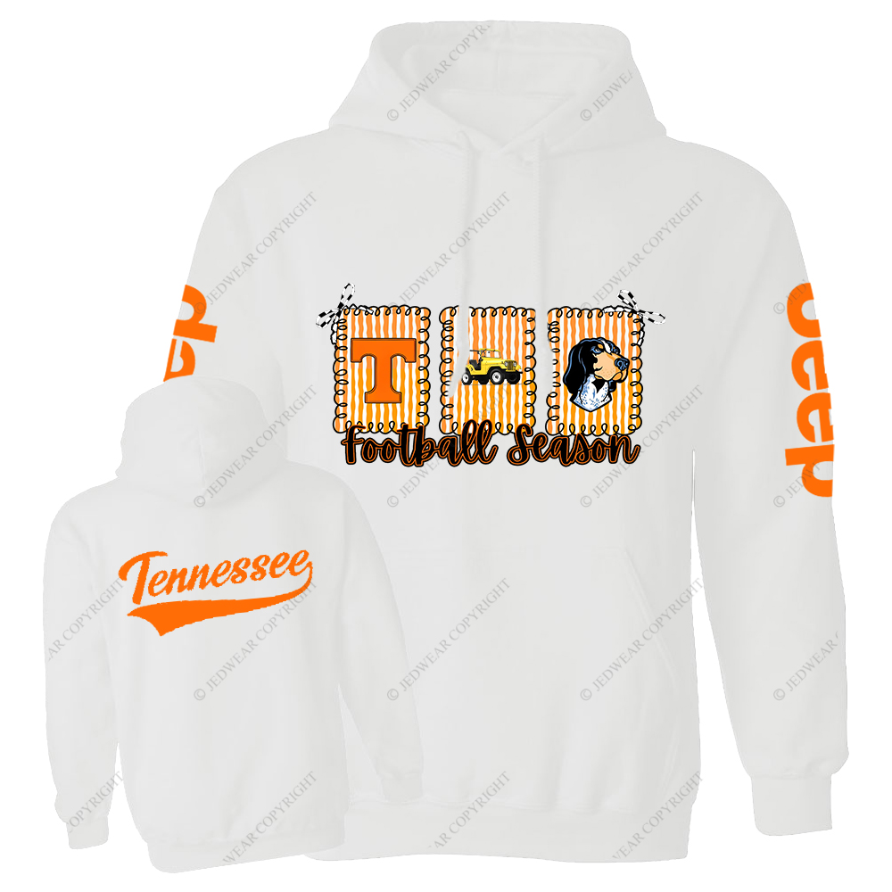 Tennessee Football Season Dog Jp Oversized Hoodie