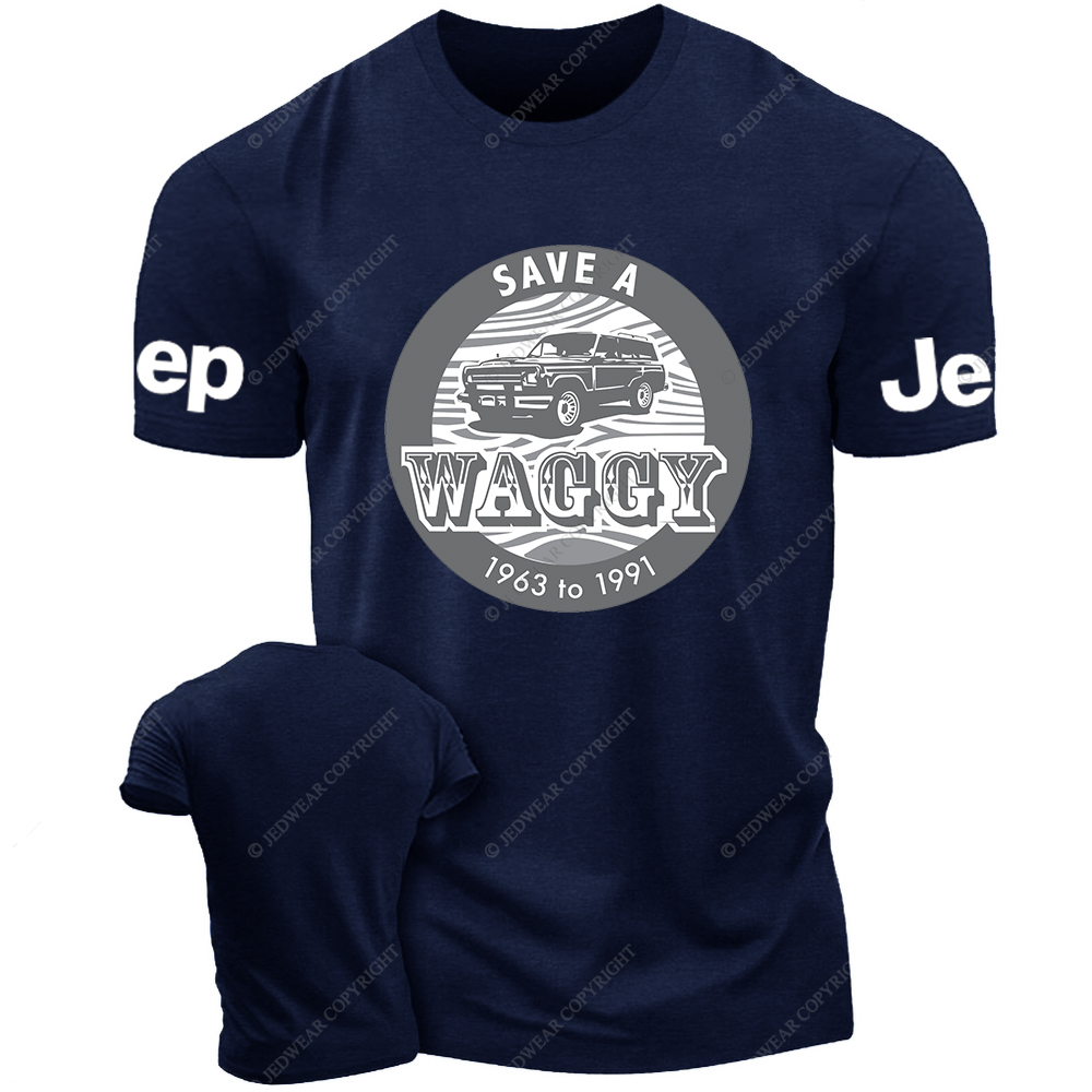 Save A Waggy Gray Classic Jp T-Shirt
