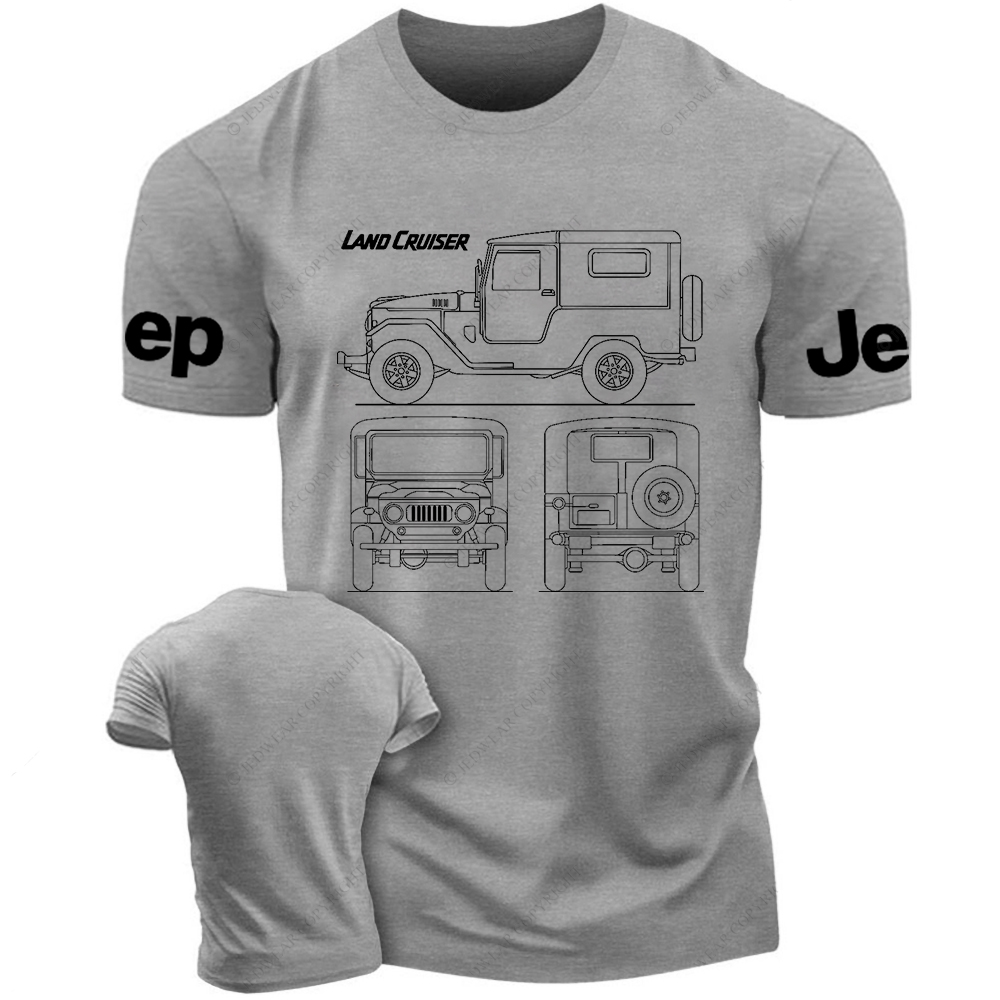  Land Cruiser Blueprint Classic Jp T-Shirt