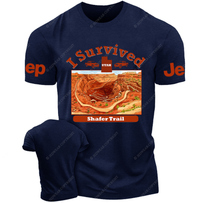 I Survived Shafer Trail Canyonlands National Park Classic Jp T-Shirt