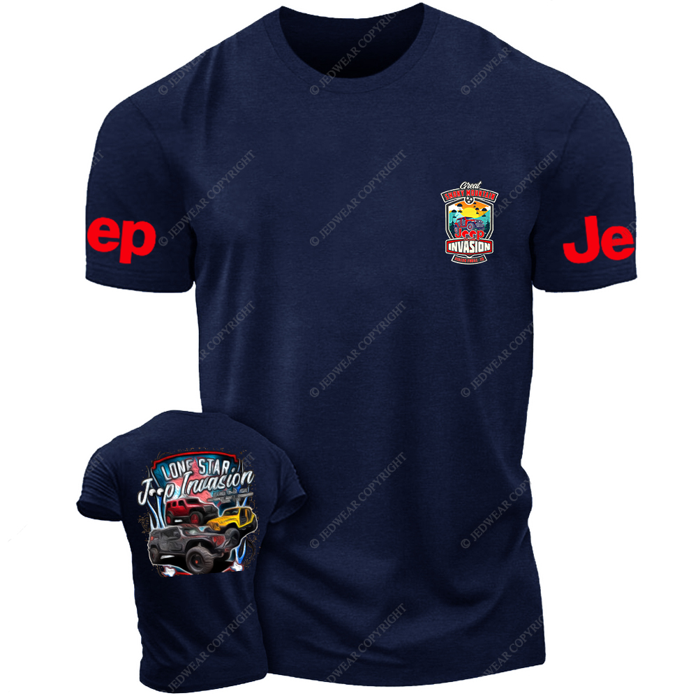 Great Smoky Mountain Lone Star Car Invasion Jp T-Shirt