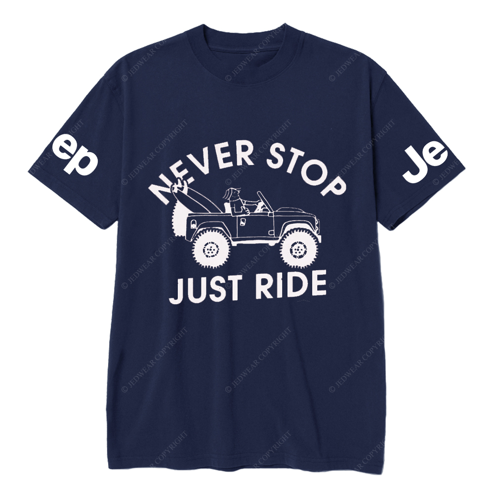 Old JP Never Stop Just Ride People JP T-Shirt