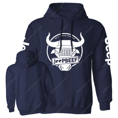 Western Style Bull Head Jp Casual Hoodie