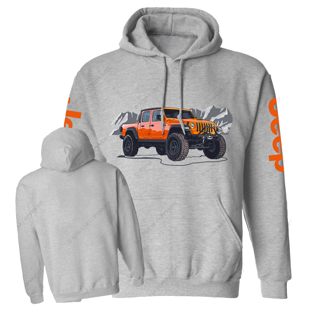 Truck Driving On Mountain Road Four-Wheeler Jp Casual Hoodie