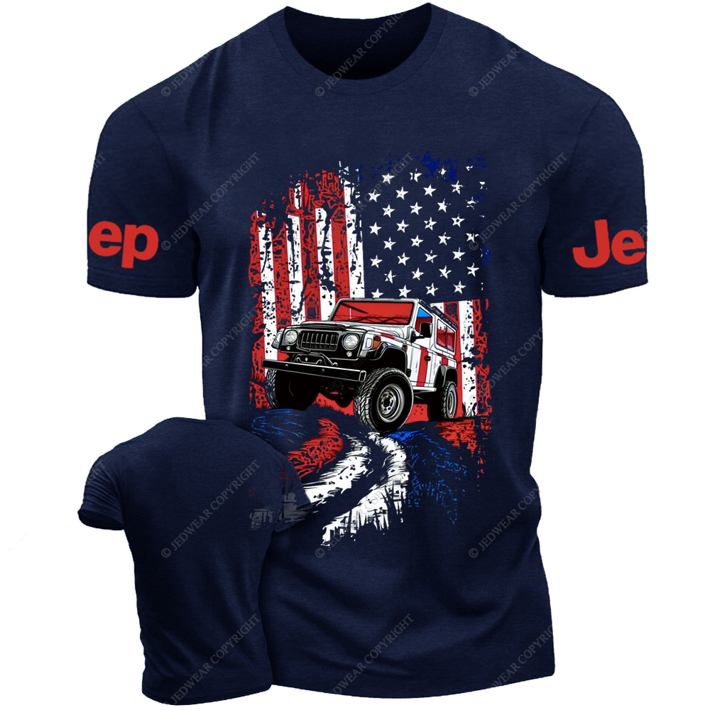 Wrangler JK American Flag Jp T-Shirt