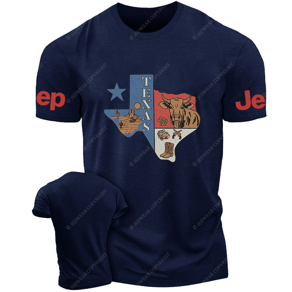 Texas Western Style Cow Jp T-Shirt