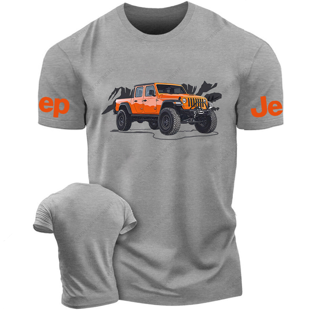 Truck Driving On Mountain Road Four-Wheeler Jp T-Shirt