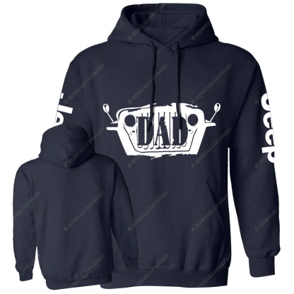 Dad Drive A Car Silhouette Jp Casual Hoodie