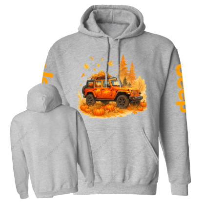 Fall Rustic Autumn Pumpkin Jp Casual Hoodie