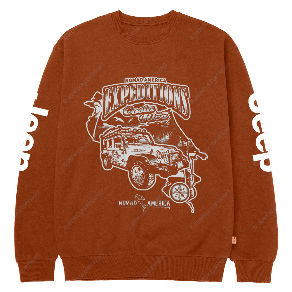 Nomad America Expeditions Costa Rica Jp Crew Neck Sweatshirt