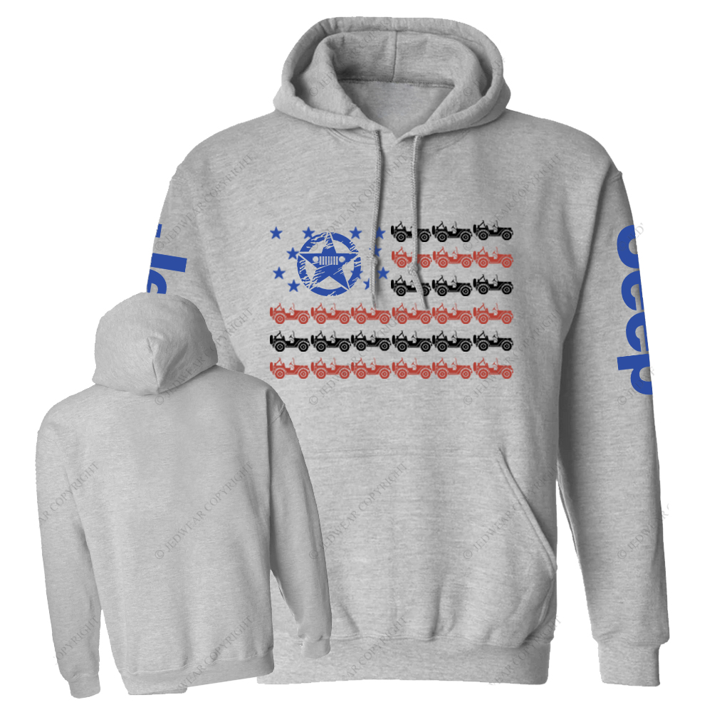 American Flag Military Star Jp Casual Hoodie