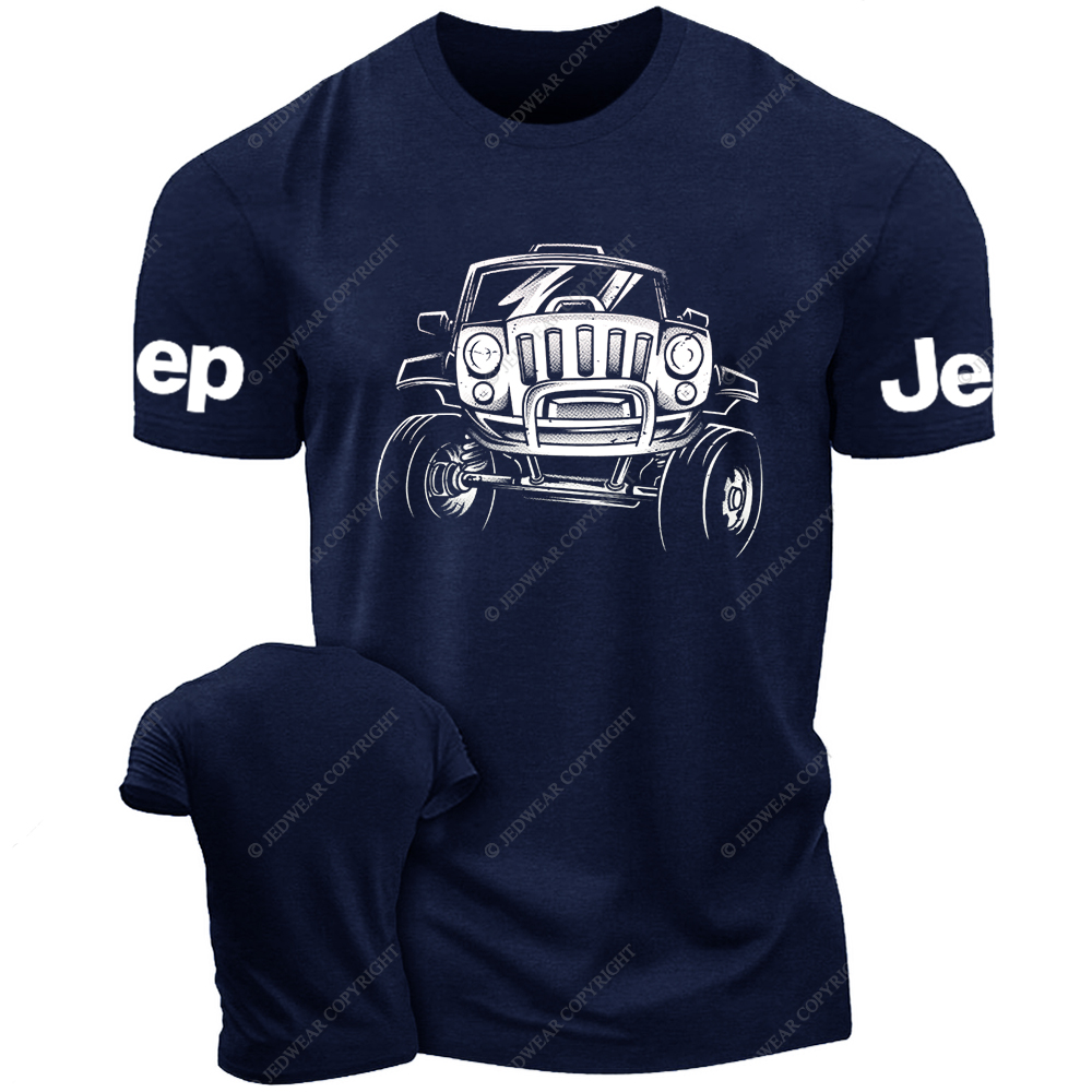Black And White Sketch Hand-Painted Car Jp T-Shirt