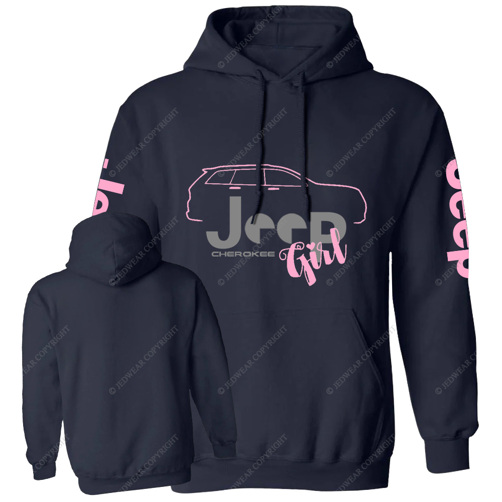 Pink Cherokee Girl Jp Casual Hoodie