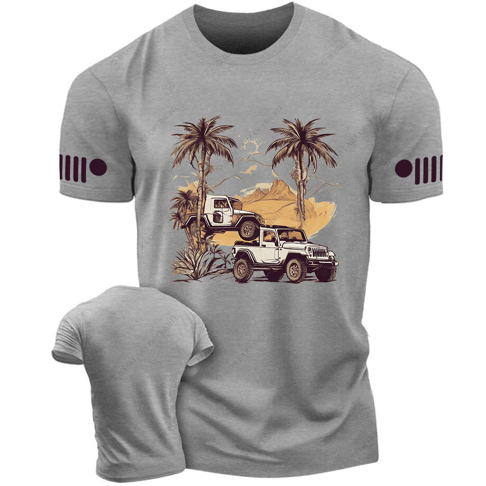 4x4 Off-Road Classic PalmTrees Jp T-Shirt