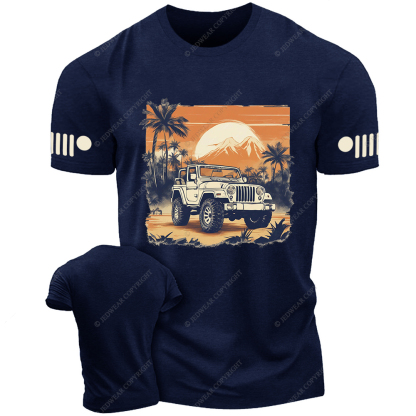Wrangler 4x4 Off-Road Classic Palm Trees Jp T-Shirt