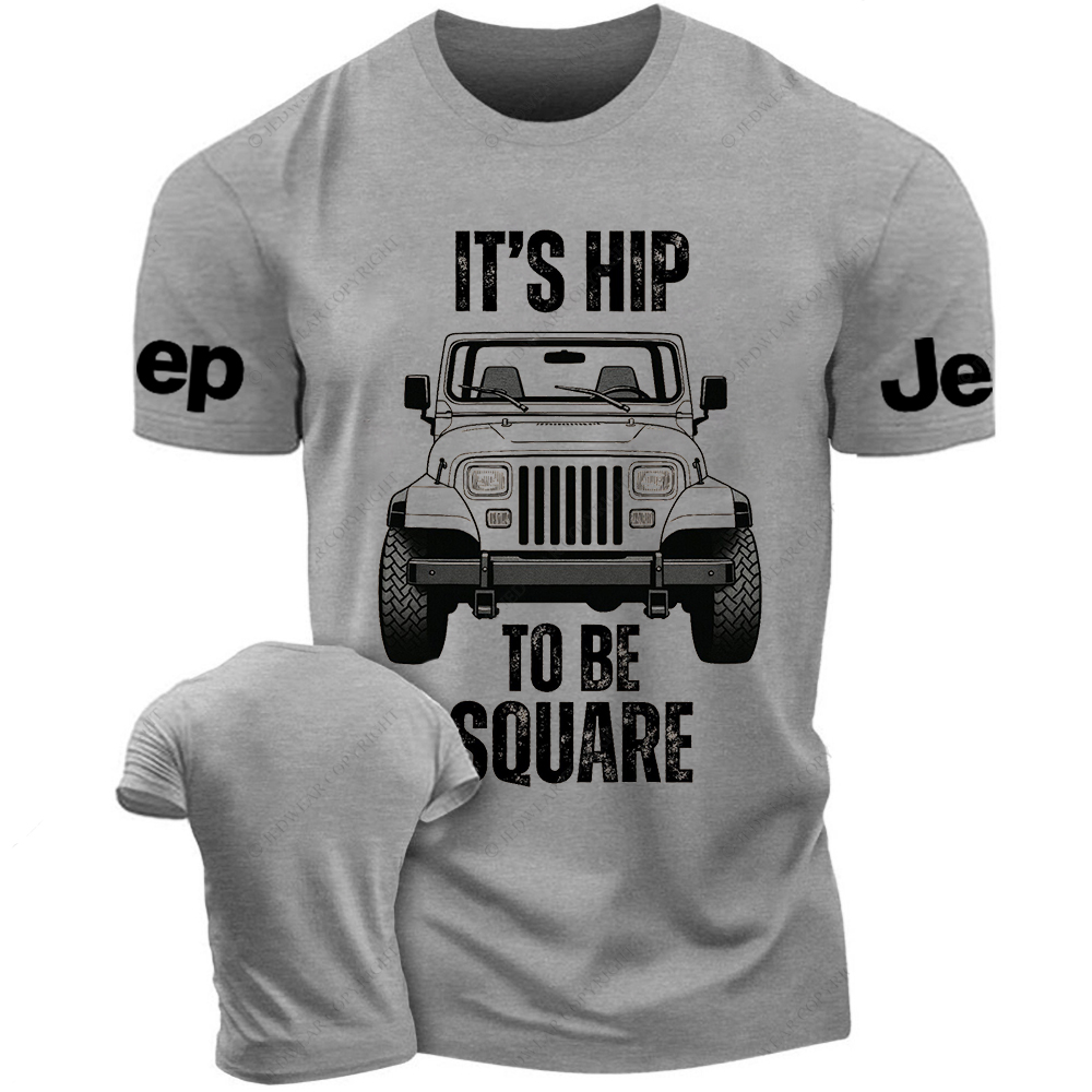 Wrangler YJ It's Hip To Be Square Jp T-Shirt
