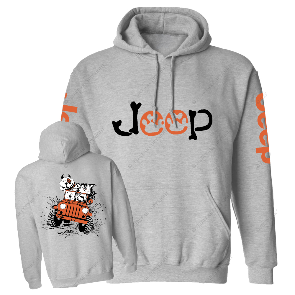 Orange Car Dog And Cat Magnet Jp Casual Hoodie