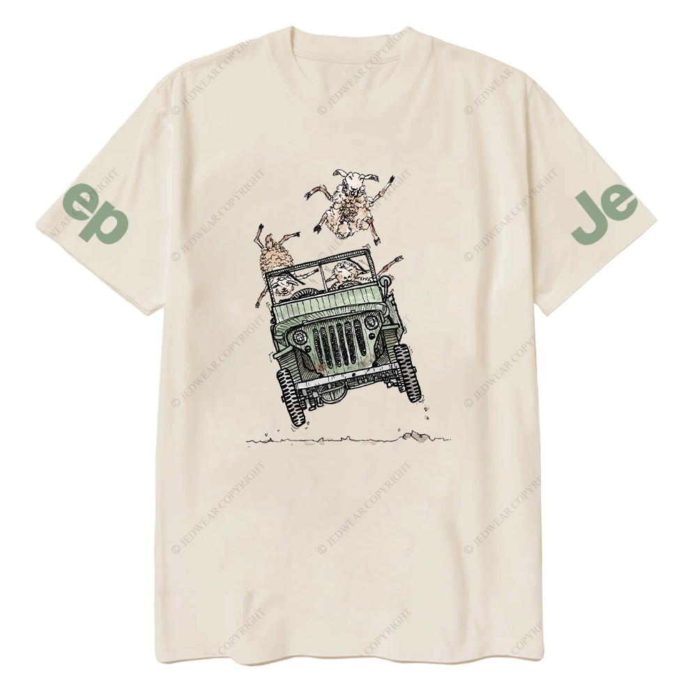Green CJ With Sheep Jp T-Shirt