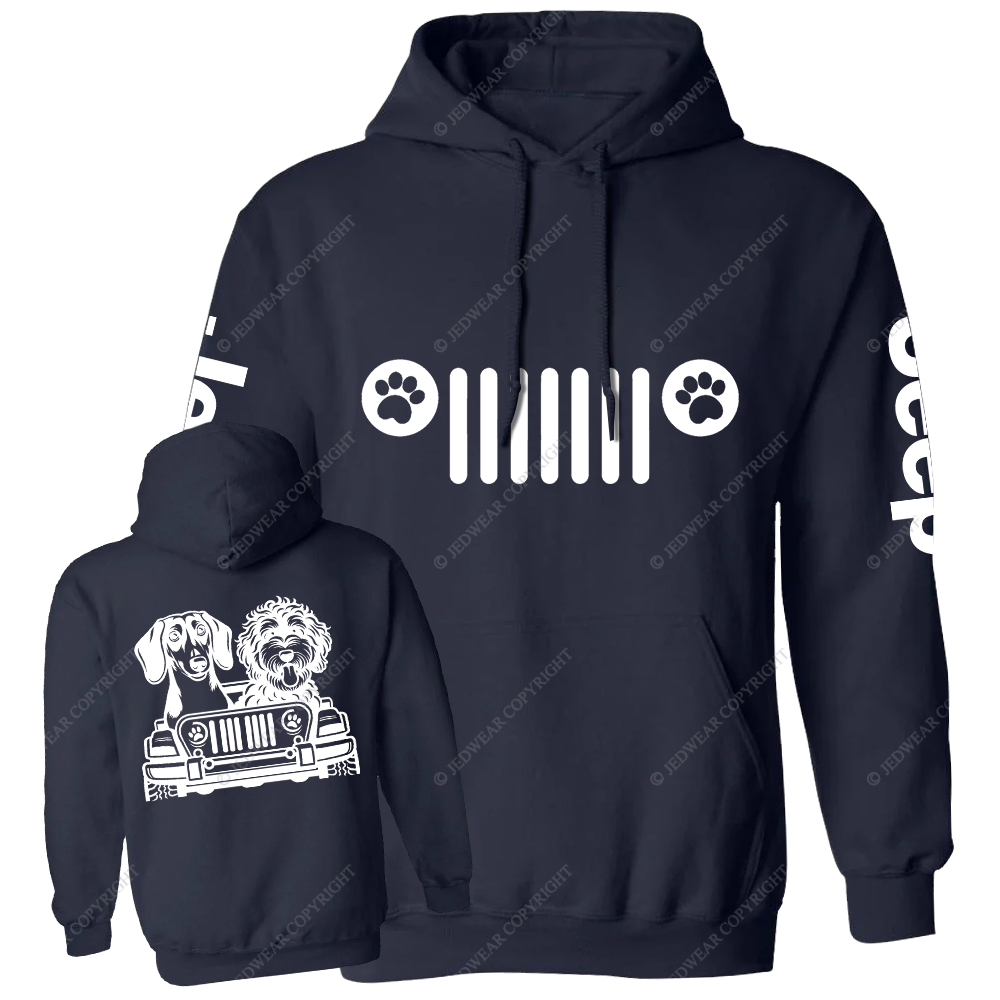 Pets Sitting In The Car Jp Casual Hoodie