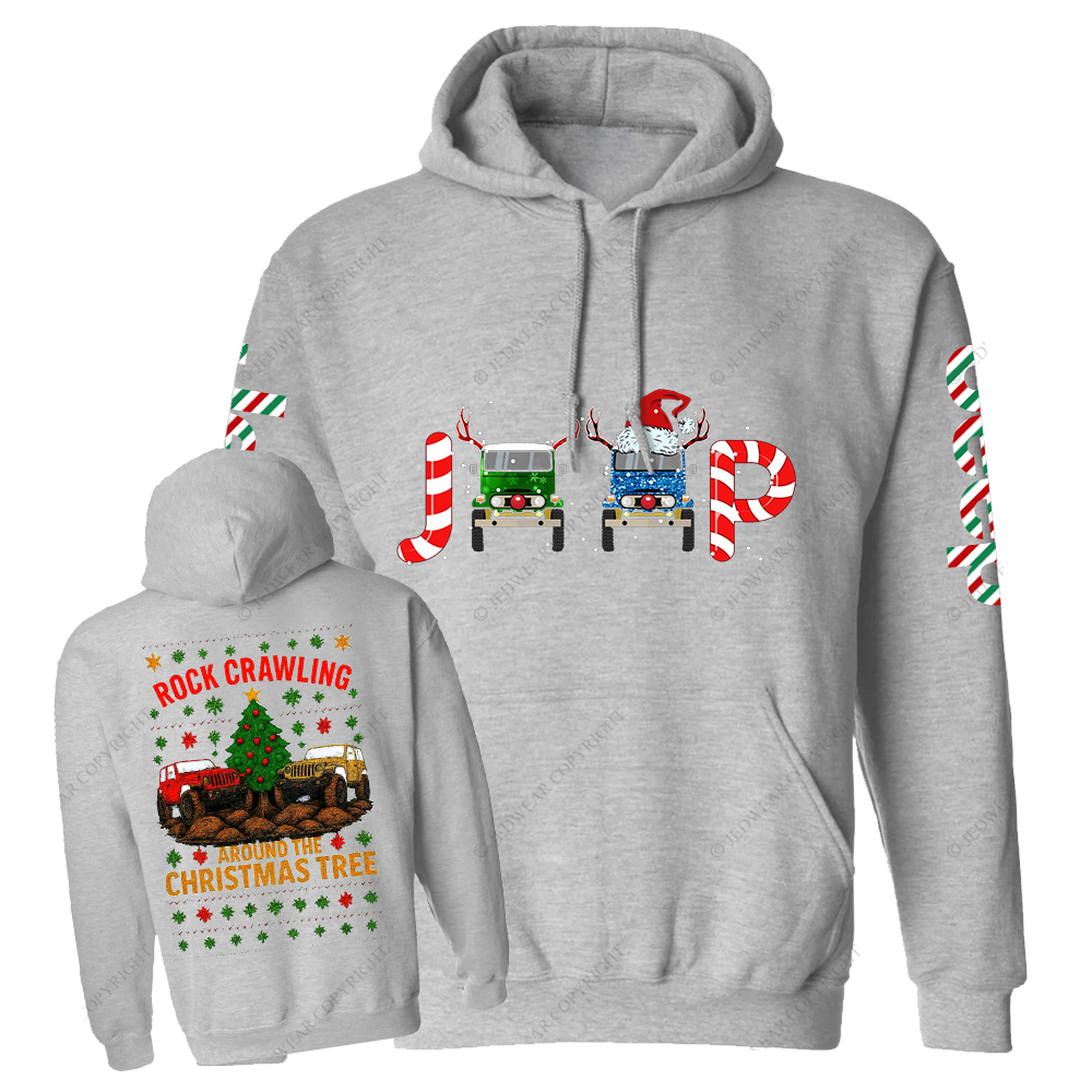 Rock Ceawling Around The Christmas Tree Jp Casual Hoodie