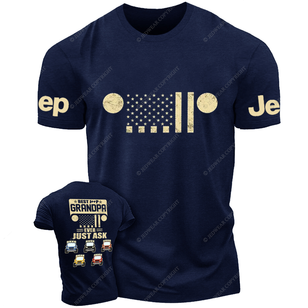 Best Car Grandpa Ever Just Ask Jp T-Shirt