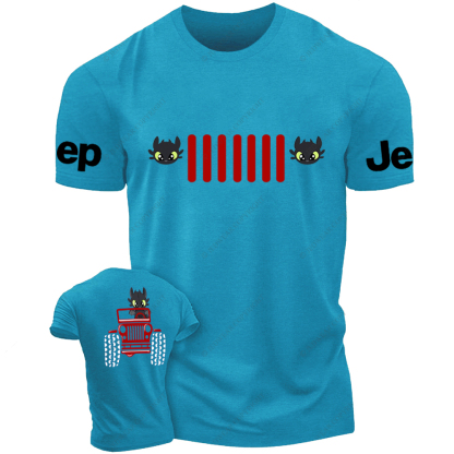 Halloween A Little Bat Is Driving A Car Jp T-Shirt