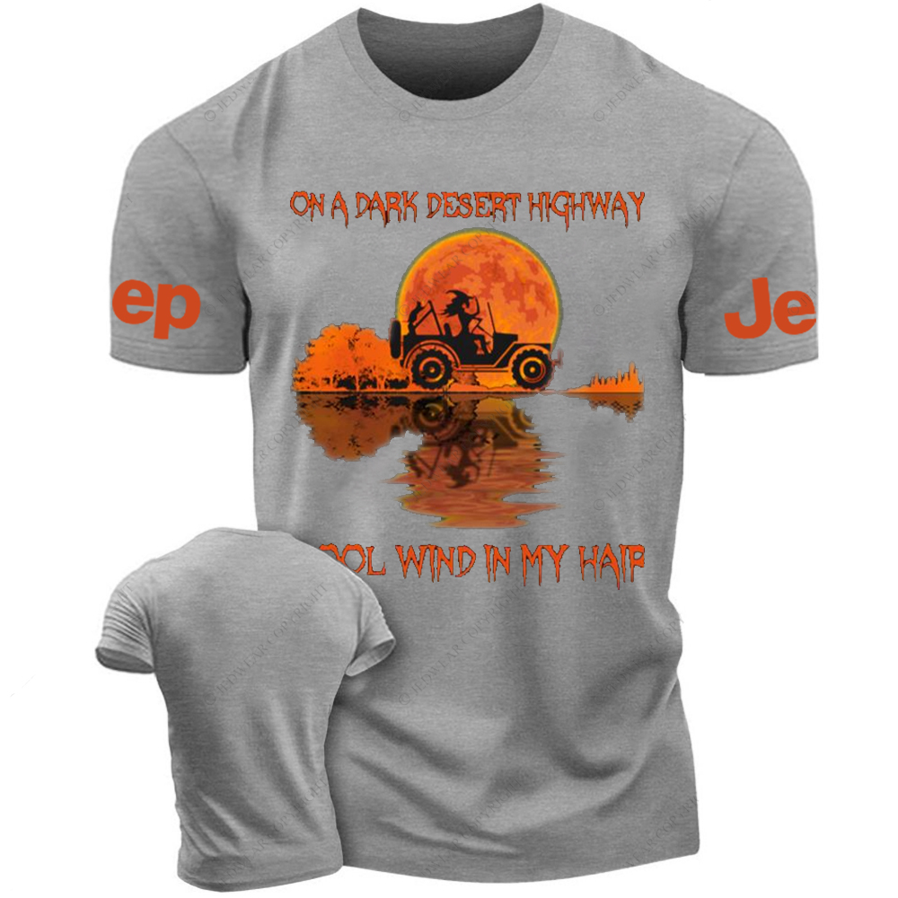 Halloween On A Dark Desert Highway Cool Wind In My Hair Witch Jp T-Shirt