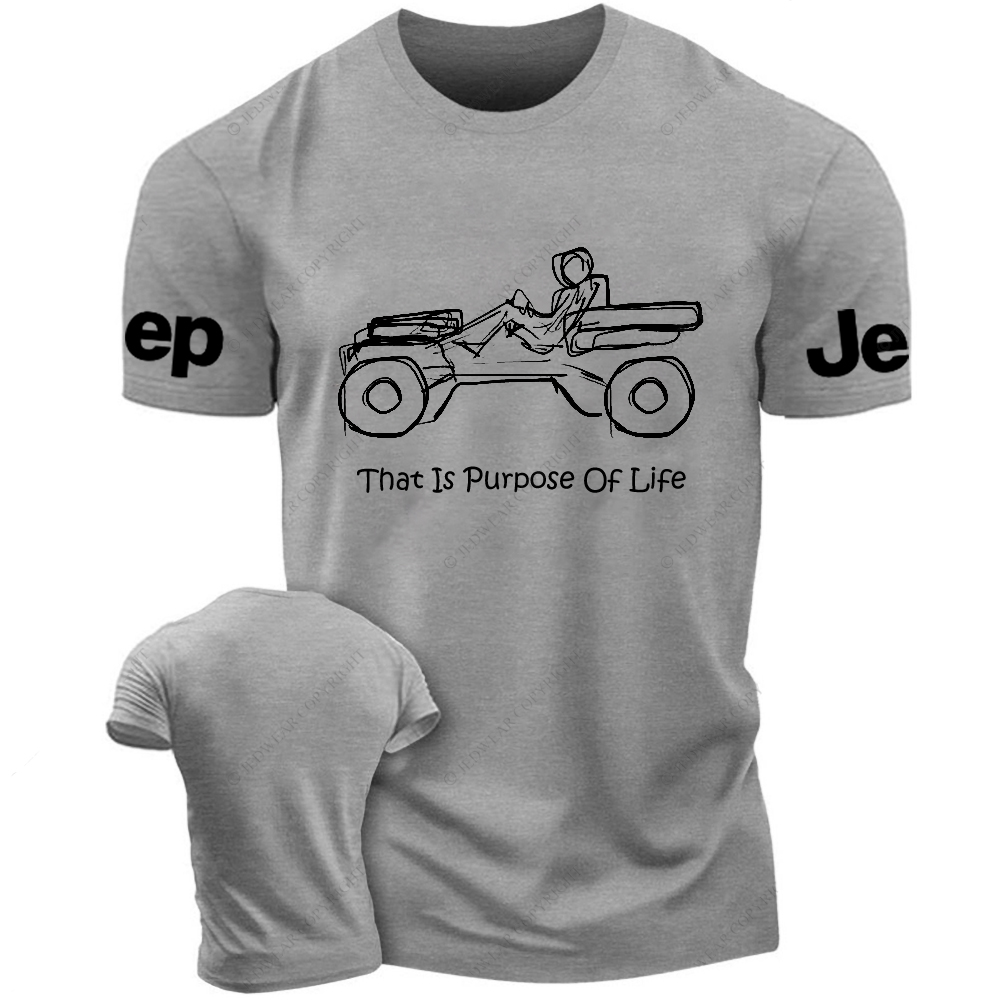 That Is Purpose Of Life Colorful Hand-Painted Jp T-Shirt